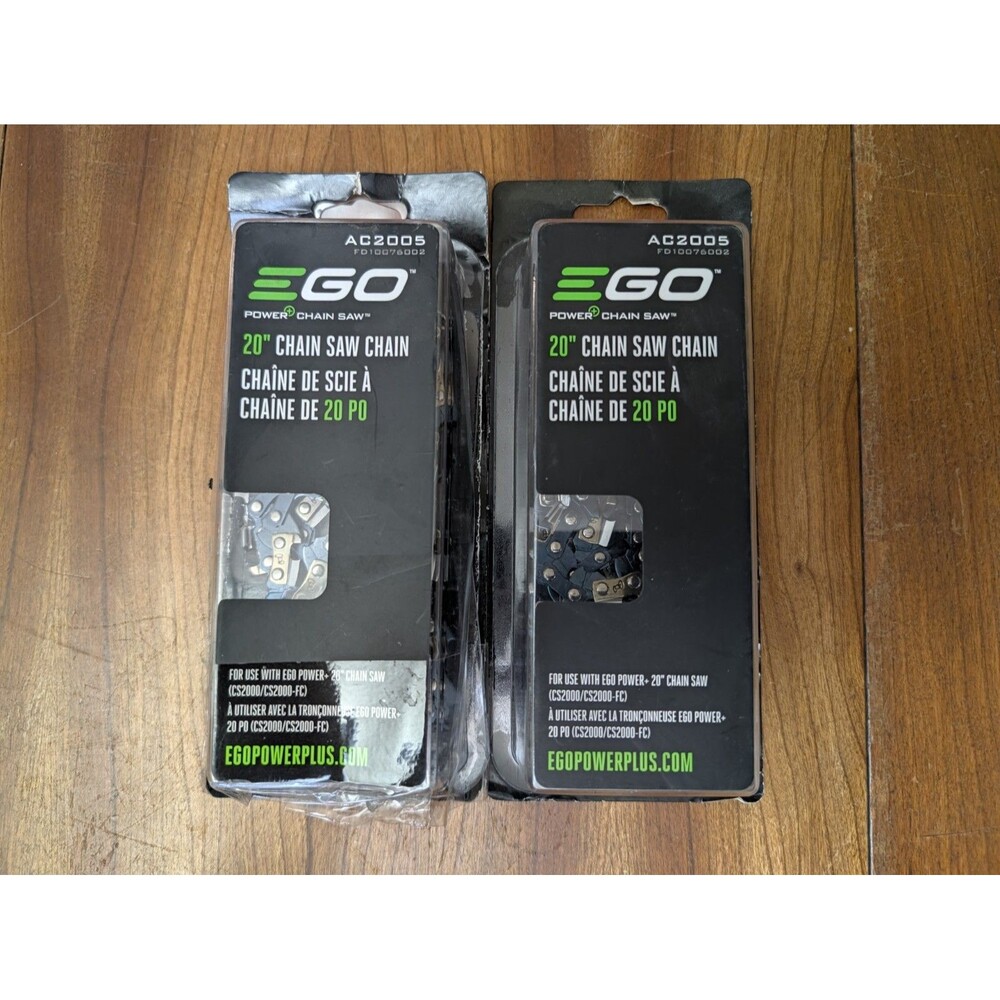 Pack Of 2 - 20 Inch EGO Chainsaw Chain AC2005 3/8 .050 69 Link